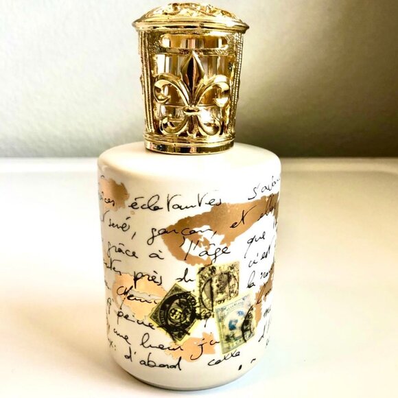 NWT LAMPE BERGER Paris Porcelain Fragrance Lamp Ltd Ed POEM by Stephano Poletti - Picture 3 of 6